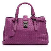 Small Nappa Intrecciato Roma Satchel